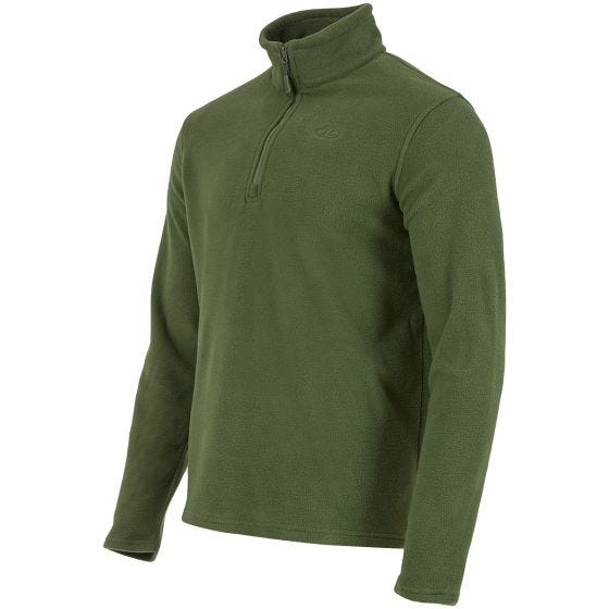 Highlander maglia Ember in pile verde oliva