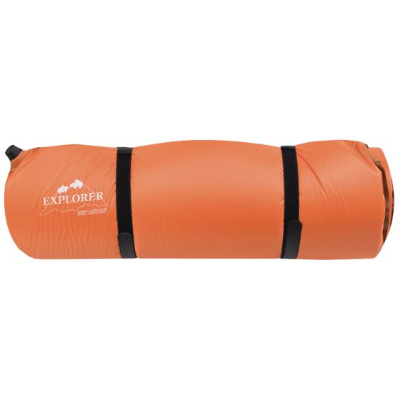 Explorer materassino termico da campeggio autogonfiabile 200x66x10 cm in arancione