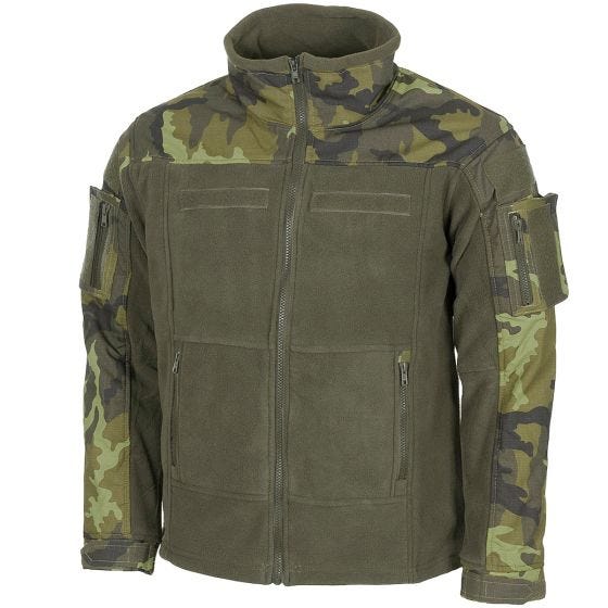 MFH giacca in pile da combattimento USA in Czech Woodland