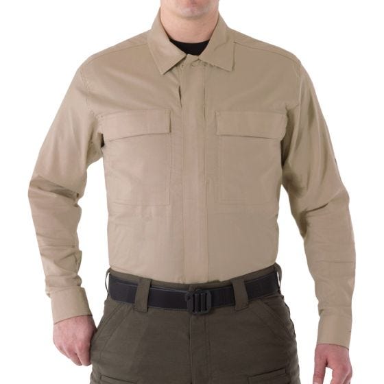 First Tactical camicia BDU V2 a maniche lunghe uomo in Khaki