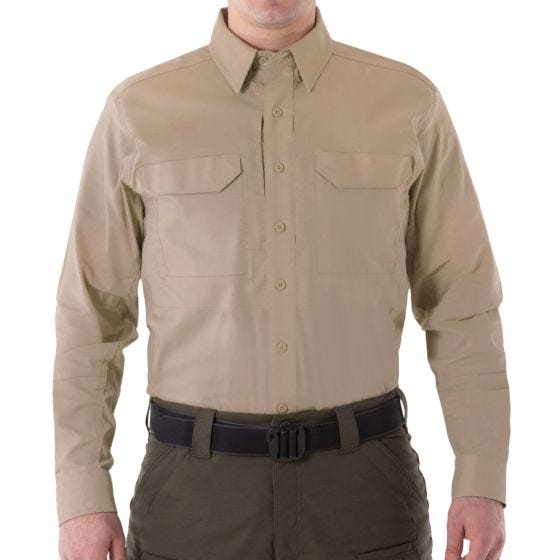 First Tactical camicia Tactical V2 a maniche lunghe uomo in Khaki