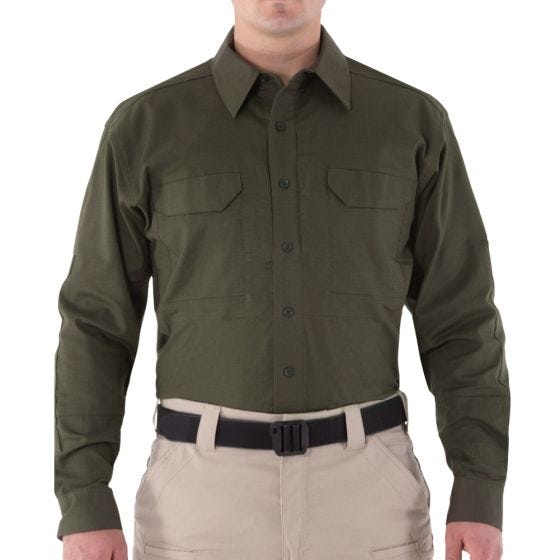 First Tactical camicia Tactical V2 a maniche lunghe uomo in OD Green