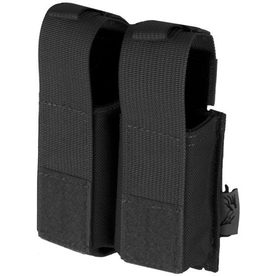 Flyye custodia doppia portacaricatore 9 mm con attacco MOLLE ver. HP in nero
