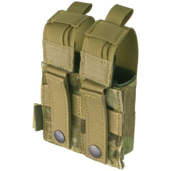 Flyye custodia doppia portacaricatore 9 mm con attacco MOLLE ver. HP in MultiCam