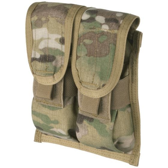 Flyye custodia doppia portacaricatore M4/M16 con attacco MOLLE ver. FE in MultiCam