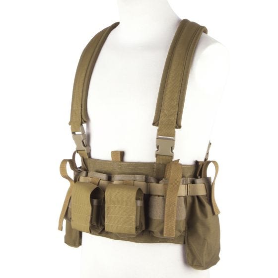 Flyye Chest Vest tattico LBT M4 in Coyote Brown