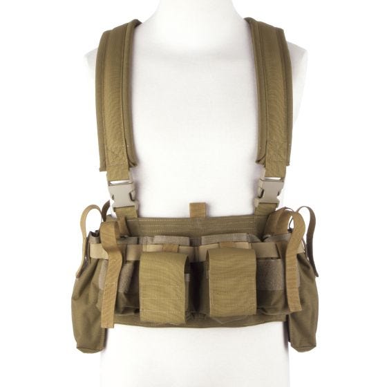 Flyye Chest Vest tattico LBT M4 in Coyote Brown