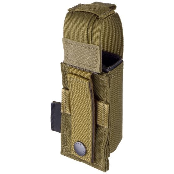 Flyye custodia singola portacaricatore pistola 9mm con attacco MOLLE Ver. HP in Coyote Brown