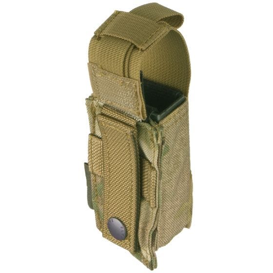 Flyye custodia singola portacaricatore pistola 9mm con attacco MOLLE Ver. HP in MultiCam