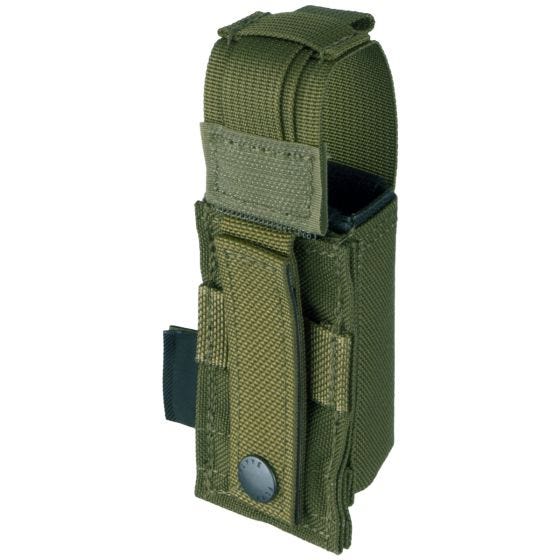 Flyye custodia singola portacaricatore pistola 9mm con attacco MOLLE Ver. HP in Olive Drab