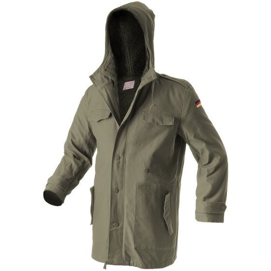 Mil-Tec parka esercito tedesco con rivestimento interno in verde oliva