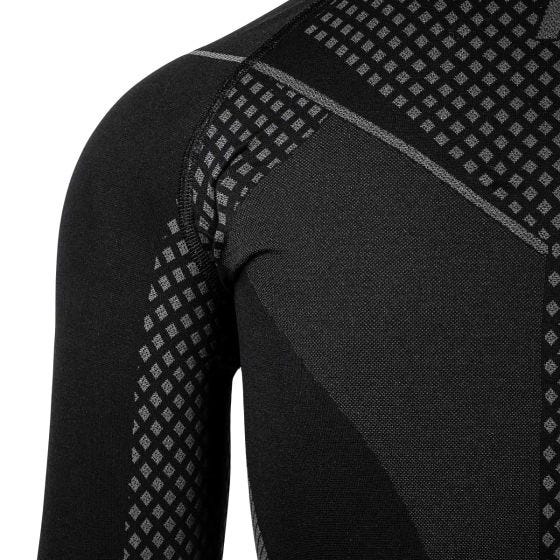 Alpinus Canottiera a maniche lunghe Active Longsleeve - Nero / Grey