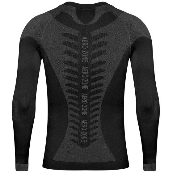 Alpinus Canottiera a maniche lunghe Tactical - Nero / Grigio