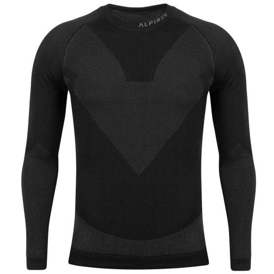 Alpinus Canottiera a maniche lunghe Pro Miyabi Edition Longsleeve - Nero