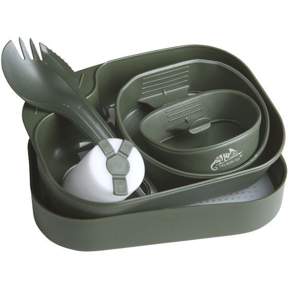 Helikon set stoviglie da campo Wildo in verde oliva