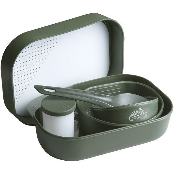 Helikon set stoviglie da campo Wildo in verde oliva
