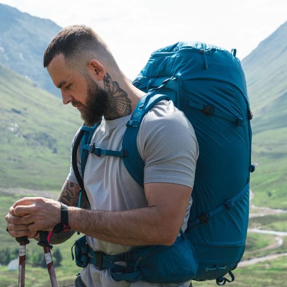 Highlander Zaino Uomo Ben Nevis 65L - Petrol