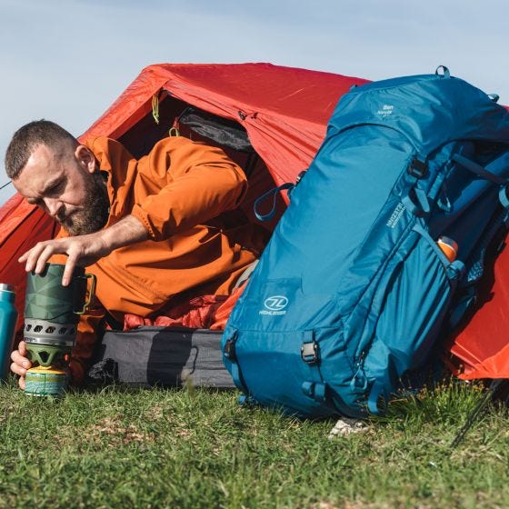 Highlander Zaino Uomo Ben Nevis 65L - Petrol