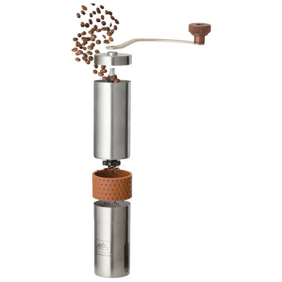 Helikon Camp Hand Coffee Grinder - inossidabile