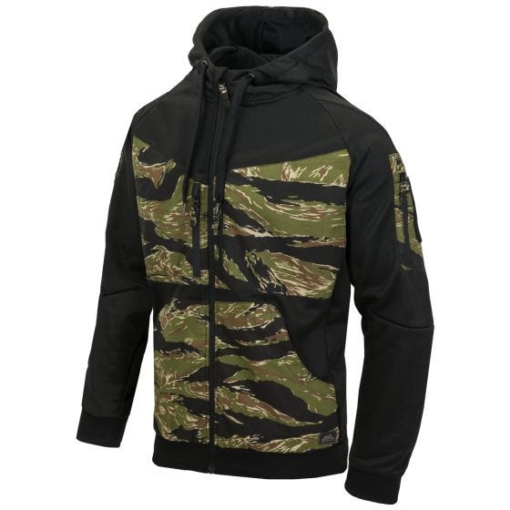 Helikon Felpa con cappuccio con zip Rogue - Nero / Tiger Stripe
