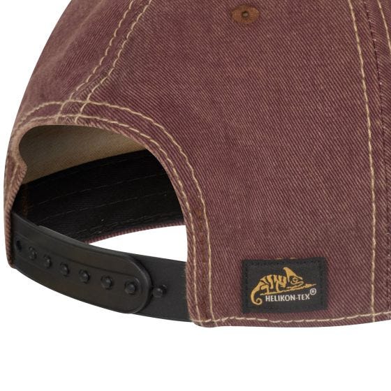 Helikon Berretto NASA - Dirty Washed Maroon / Dirty Washed Black D