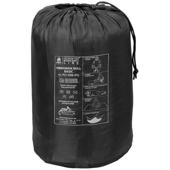 Helikon Poncho Swagman Roll Basic - Nero