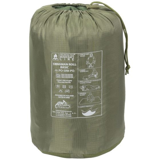 Helikon Poncho Swagman Roll Basic - verde oliva