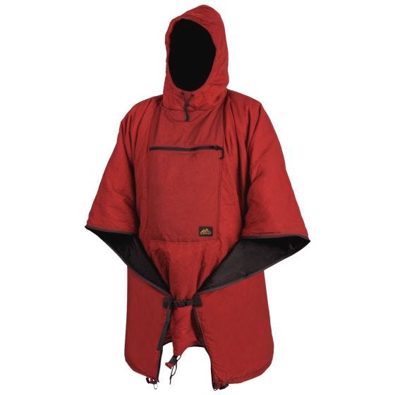 Helikon Poncho Swagman Roll Climashield Apex - Crimson Sky