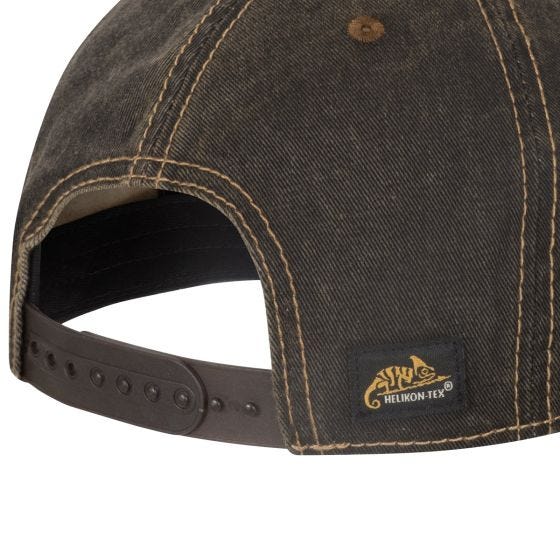 Helikon Berretto NASA Tactical - Dirty Washed Black / Dirty Washed Brown D