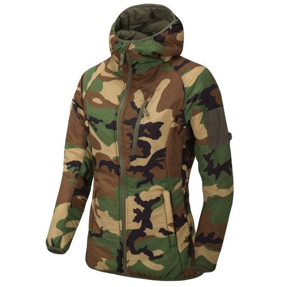 Helikon Giacca con cappuccio WolfHound da donna - US Woodland