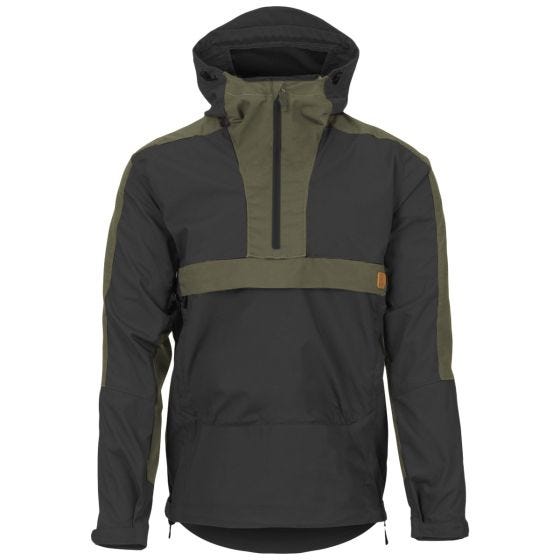 Helikon Giacca anorak Woodsman - Nero / Taiga Green