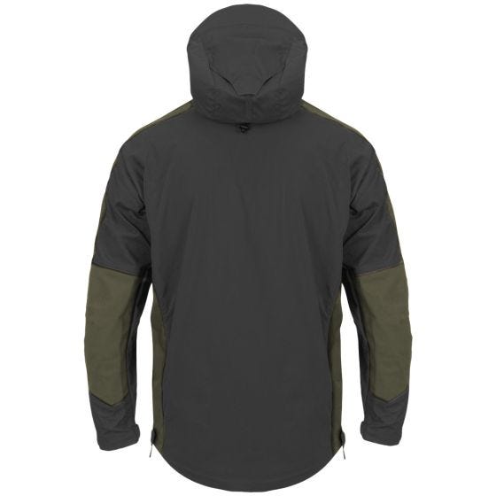 Helikon Giacca anorak Woodsman - Nero / Taiga Green