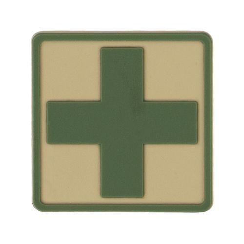 Helikon patch con croce medica in cachi