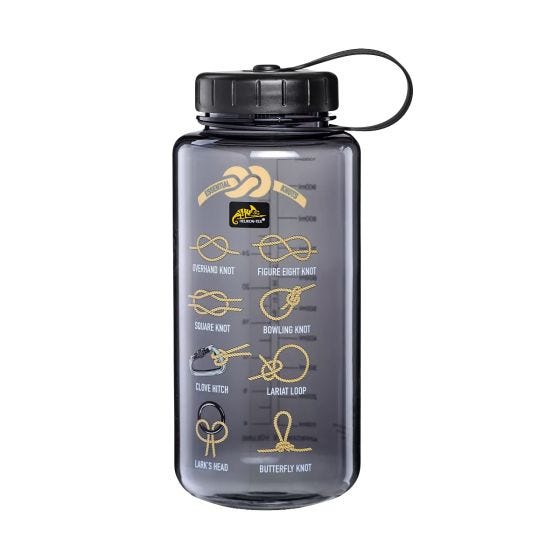 Helikon Borraccia in tritan con beccuccio largo 1L - Knots Smoke