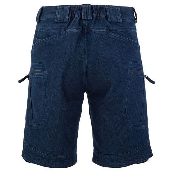 Helikon Pantaloni corti Urban Tactical 11" Denim Stretch - Marine Blue