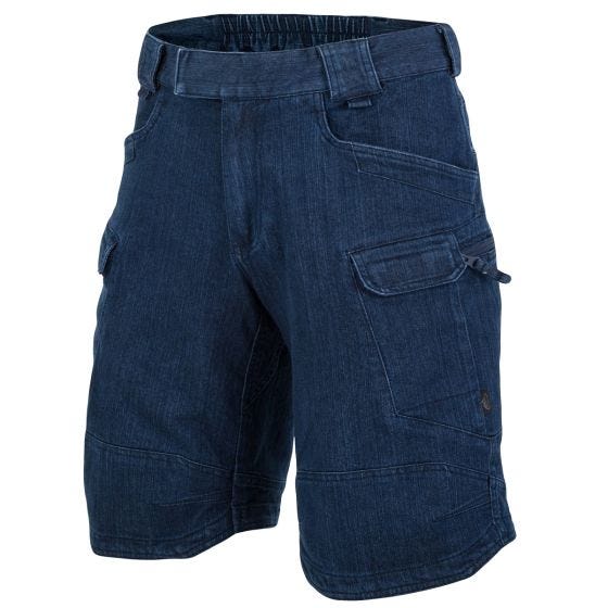 Helikon Pantaloni corti Urban Tactical 11" Denim Stretch - Marine Blue