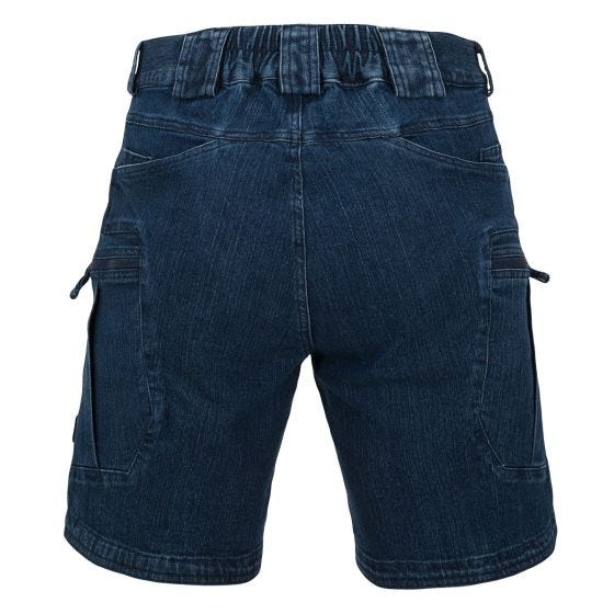 Helikon Pantaloni corti Urban Tactical 8.5" Denim Stretch - Marine Blue