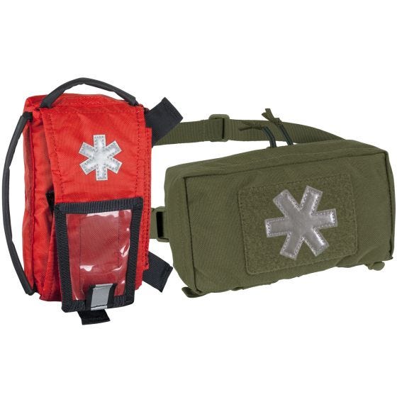 Helikon kit pronto soccorso modulare personalizzabile in Adaptive Green