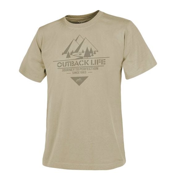 Helikon T-shirt Outback Life - kaki
