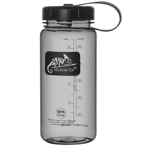 Helikon bottiglia in Tritan da 550ml ad apertura ampia in smoke