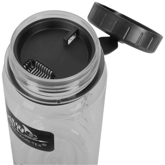 Helikon bottiglia in Tritan da 550ml ad apertura ampia in smoke
