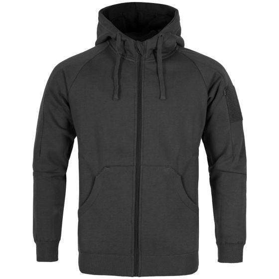 Helikon felpa con cappuccio Urban Tactical Lite con zip a lunghezza intera in nero