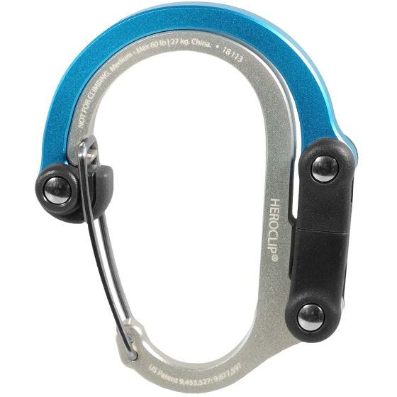 Heroclip Moschettone Medium Gear - Blue Steel