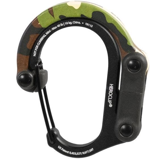 Heroclip Moschettone Mini Gear - Woodland Hero