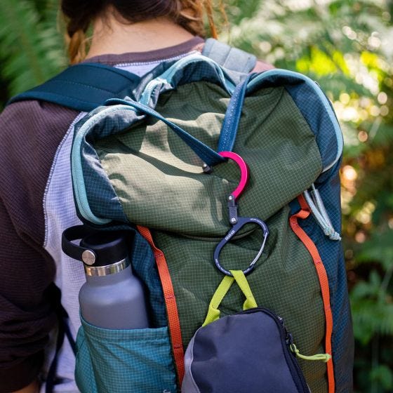 Heroclip Moschettone Small Gear - Forest Green