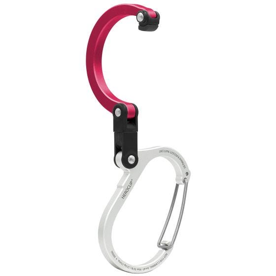Heroclip Moschettone Small Gear - Hot Rod Red