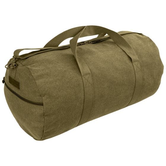 Highlander Zaino arrotolabile Crieff Canvas 45L - Oliva