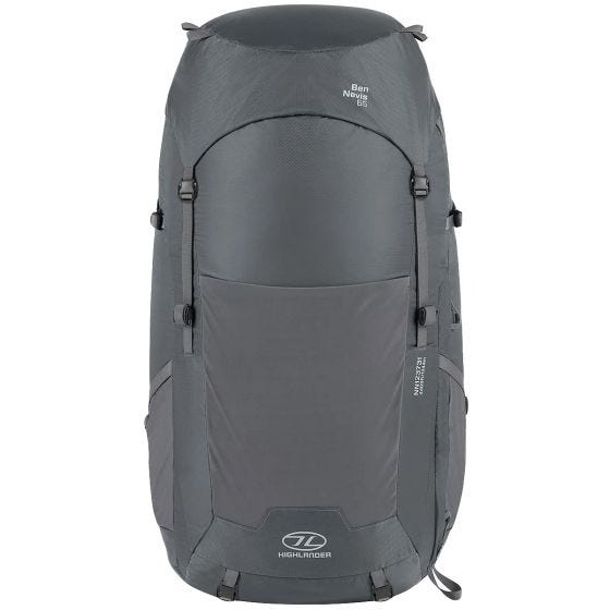 Highlander Zaino Uomo Ben Nevis 65L - Grigio