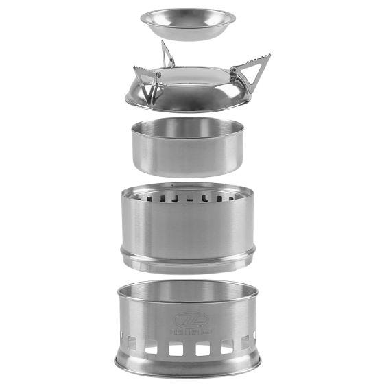 Highlander Stufa a legna Cabar - Grigio