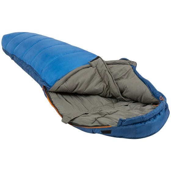 Highlander Sacco a pelo mummia Echo 400 - blu